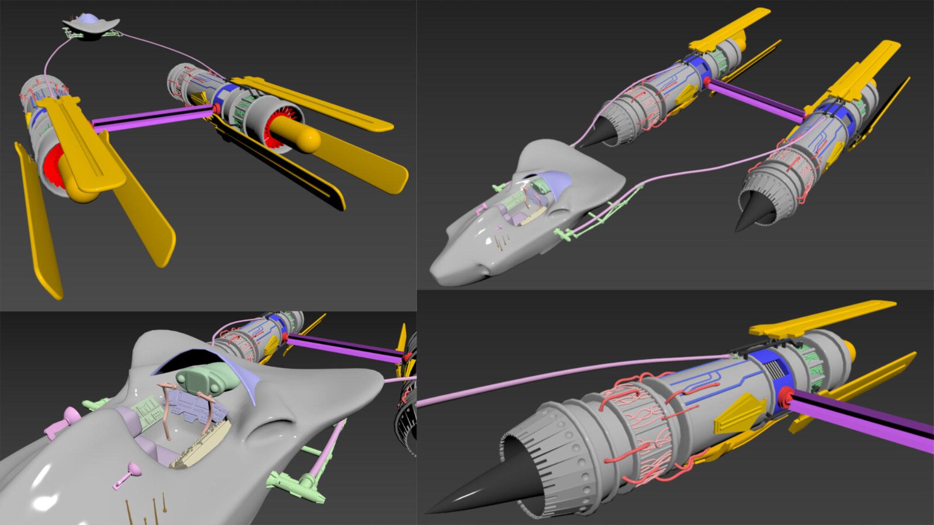 Podracer — final render